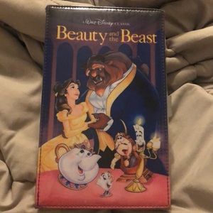 Disney Beauty & the Beast movie video clutch purse